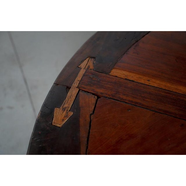 Rustic Brazilian Round Dining Table, Brazil, 1970s For Sale - Image 6 of 12
