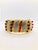 Bochic "Capri" Vintage Natural Ruby & White Topaz Bangle Set In 18K Gold & Silver For Sale - Image 11 of 11