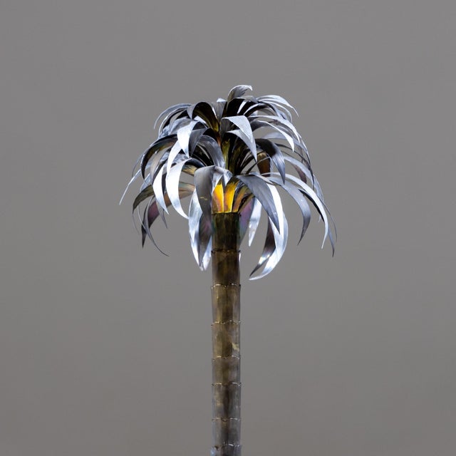 1970s Decorative Palm Tree Sculpture For Sale - Image 4 of 6