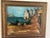 Paint 1960s Original Mid Century Painting of a Nautical Scene. It Is Framed in a Gold Frame. For Sale - Image 7 of 8