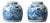 Pair of Chinese Blue and White Porcelain Bird and Peony Jars, 20th Century For Sale