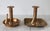 Metal Vintage Brass Chamberstick Candle Holders W/ Snuffers - A Pair For Sale - Image 7 of 9
