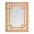 Glass Hana 30 in. W x 40 in. H Rectangular Woven Rattan Wall Mirror, Natural Rattan For Sale - Image 7 of 7