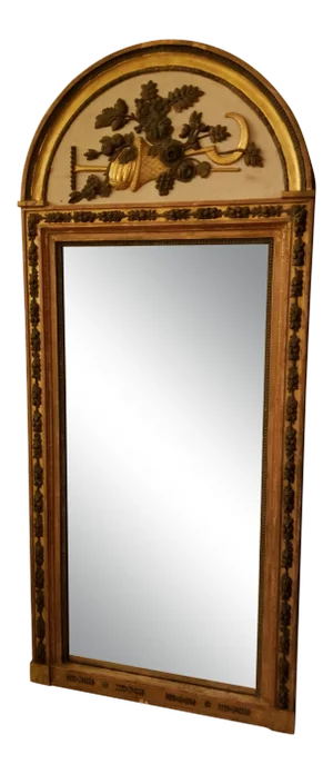 Swedish Neoclassical Garden Themed Mirror