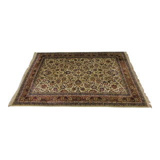 1960s Quality Approx. 9x12 Vintage Wool Oriental Rug For Sale