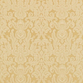 Zoffany Brocatello Fabric in Cream For Sale