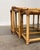 Mid-Century Modern Bamboo and Glass Nesting Tables, 1960s, Set of 3 For Sale - Image 12 of 18