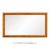 Drexel Heritage Drexel "Consensus" Collection | Solid Pecan Wood Wall Mirror | Large 45.5 X 25.5 | Mid Century Modern | Vintage For Sale - Image 4 of 10