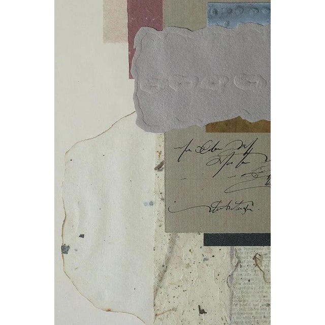 Composition, Color Lithograph on Fabriano Paper, Framed For Sale - Image 4 of 6