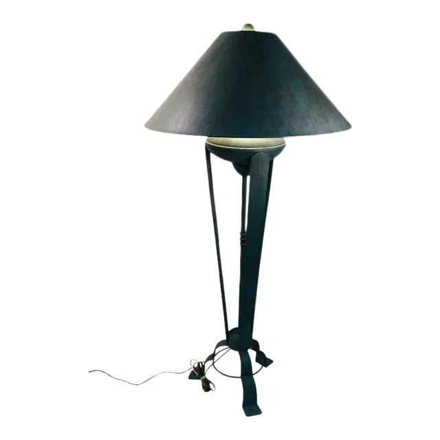 Large Scale Memphis Style Floor Lamp For Sale