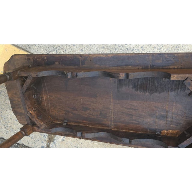 Early 20th Century Victorian Mahogany Trestle Console Table $1,995 For Sale In Washington DC - Image 6 of 6