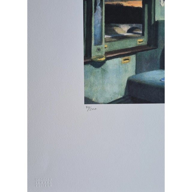 Paper After Edward Hopper, Compartment, 1990s, Ink and Pencil and Paper For Sale - Image 7 of 9