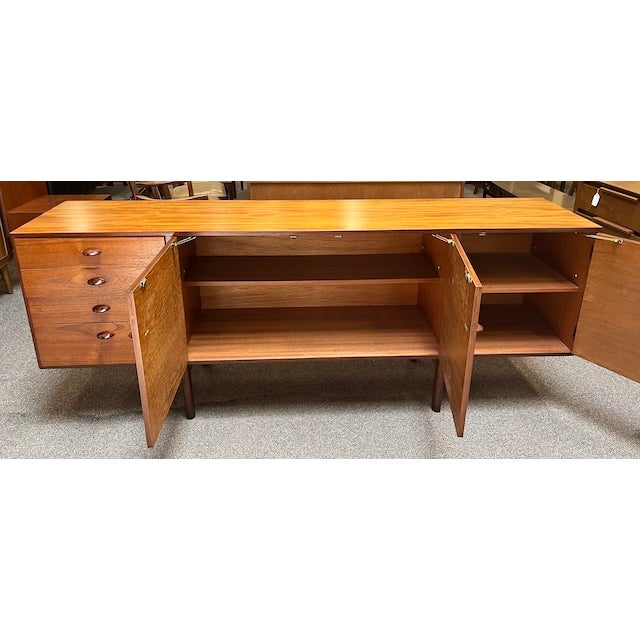 Item #PB2 Mid Century Modern Teak Credenza by G-Plan c.1960 Beautiful Mid 20th Century Credenza - Quality Built - Dovetail...