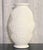 Global Views Monumental Sculptural White Ceramic Vase, Geometric Relief, 23” For Sale In Dallas - Image 6 of 10