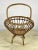 Mid-Century Modern Bamboo Basket, Italy, 1960s For Sale - Image 3 of 9