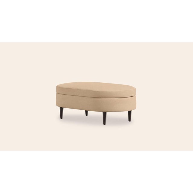Contemporary Rose Carlotta Ottoman by Ceraudo For Sale - Image 3 of 7