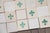 1900s Portuguese Large Antique Fleur-De-Lis & Plain White Tiles Set of 77 For Sale - Image 16 of 18