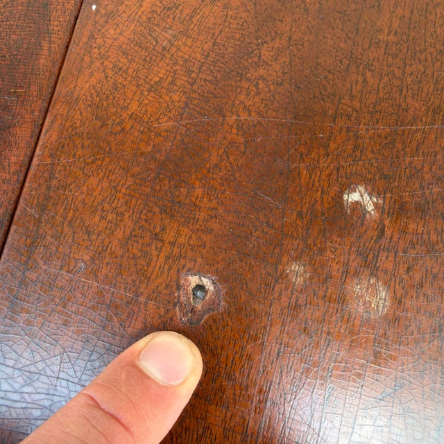 Antique English George III Mahogany Drop-Leaf Side Table, Circa 1760-1780 For Sale - Image 12 of 18