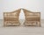 Set of Six Rattan Lounge Chairs & Two Ottomans by Danny Ho Fong For Sale - Image 10 of 18