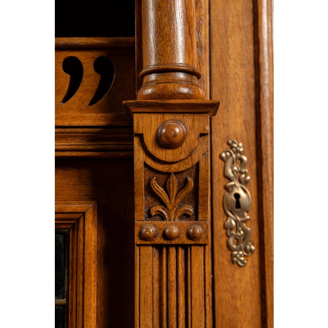 Late 19th Century German Gothic Revival Parlor Cabinet For Sale - Image 16 of 18