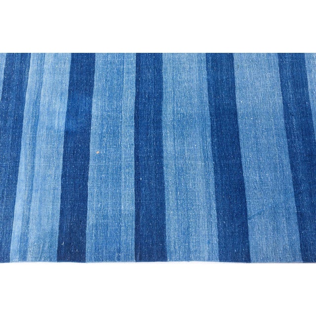 Vintage Indian Dhurrie Rug Doris Leslie Blau For Sale In New York - Image 6 of 9