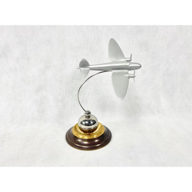 1940s Miniature Figurine with Heinkel He-111 Plane, 1940s For Sale - Image 5 of 15