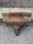 Late 20th Century Neoclassical Cast Iron Half Round Wall Fountain Bowl Lavabo Garden Planter Pot For Sale - Image 12 of 13
