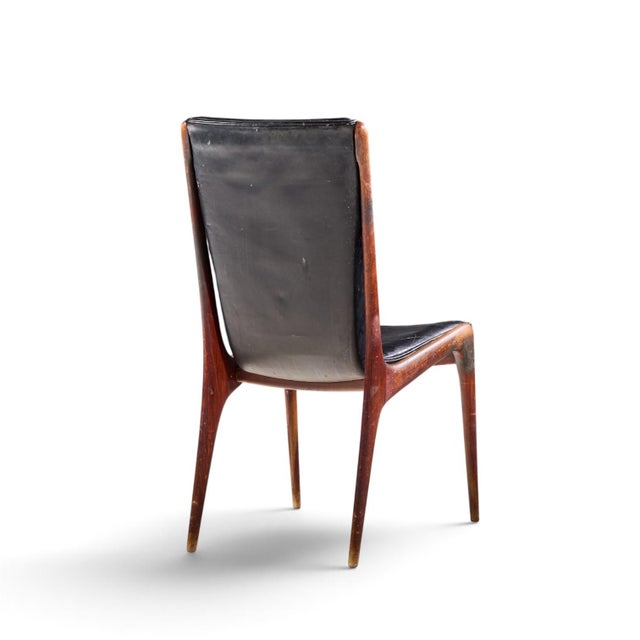 Vladimir Kagan for Dreyfuss Vk 101 Mid Century Walnut Sling Chairs - Pair For Sale - Image 10 of 12