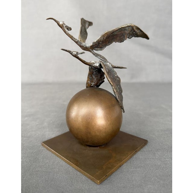 Klaus Backmund, Herons for Lufthansa, 1976, Bronze For Sale - Image 12 of 12