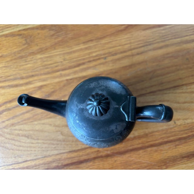Farmhouse Antique 19th Century Meriden Britannia Co. Quadruple Silver Teapot - No. 868 For Sale - Image 3 of 9