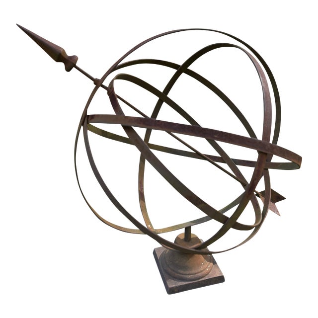 Iron Garden Armillary, 60's For Sale