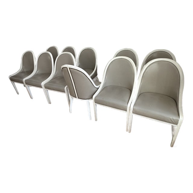 Set of 10 Vintage Spoonback Chairs For Sale