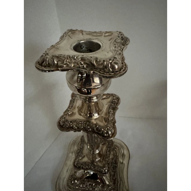 Sheffield Silver Co. Antique 19th Century Sheffield Silver Co. Candelabrum, Circa 1877 For Sale - Image 4 of 11