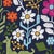 Schumacher Sample - Schumacher Lupita Embroidery Fabric, Multi on Navy For Sale - Image 4 of 6