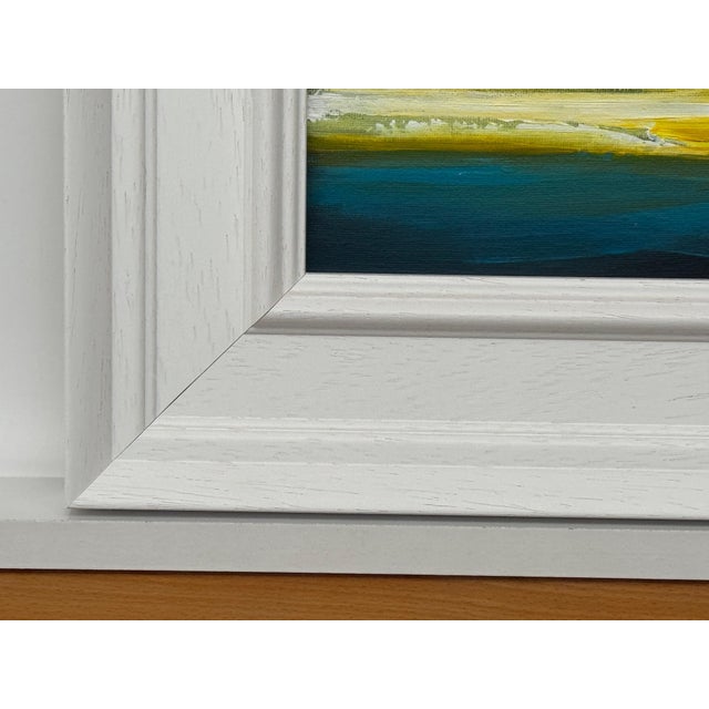 Golden Horizon - Miniature Abstract Landscape Art Study by Contemporary Artist, 2025 For Sale - Image 6 of 14