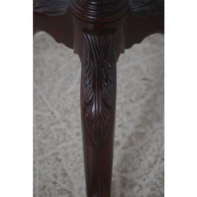 Baker Stately Homes Mahogany Tilt Top Table For Sale - Image 12 of 17
