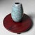 Ceramic Mid-Century Modern Japanese Yaegasumi Ekubo Vase by Tachikichi, 1980s For Sale - Image 7 of 10