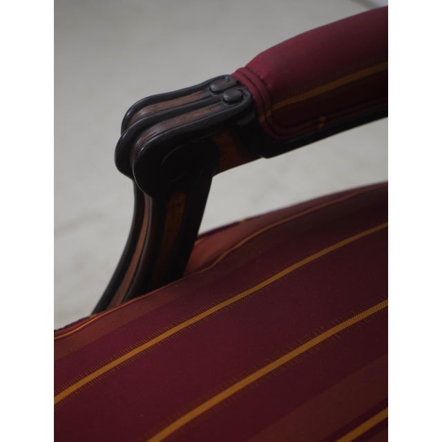 Ej Victor French Louis XV Upholstered Bergere Chair For Sale - Image 12 of 18