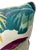 Pair Large Vintage Tropical Floral & Leaf Barkcloth Pillows For Sale - Image 9 of 10