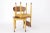 Pair mid century vintage chairs. Unknown manufacturer. Origin: most likely Germany or Netherlands. Stable wood frames. No...