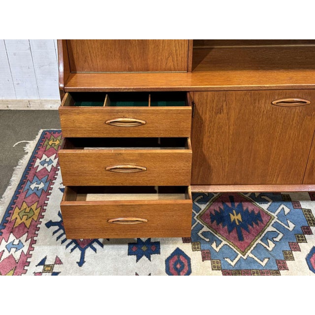 English Teak Bar Buffet, 1970s For Sale - Image 9 of 16