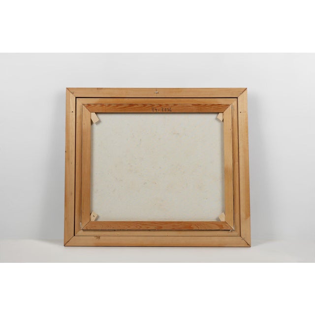 Edmond Sanders, Vase with Flowers, 1950s, Oil on Canvas, Framed For Sale - Image 10 of 11