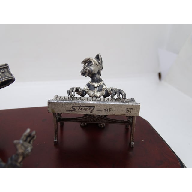 Musical Cats Figurine in Steel from Aryentis, 1980s For Sale - Image 11 of 18