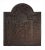 Antique Cast Iron Fireback For Sale - Image 4 of 4