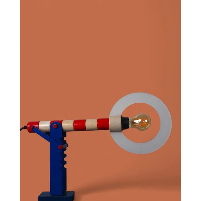 Postmodern Vintage Signal Desk Lamp from Haba, Germany, 1990s For Sale - Image 3 of 15