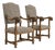 Pair of Oak Castle Upholstered Armchairs, Antique, France, 19th Century For Sale
