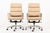 These authentic Eames for Herman Miller Soft Pad Executive Height office chairs from the Aluminum Group Collection were...