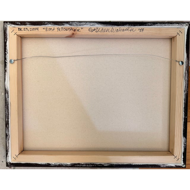 Asparagus "East Yellowstone" a Painting Inspired by Yellowstone National Park by LWren Walraven For Sale - Image 8 of 8