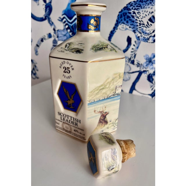 1970s Scottish Leader Anniversary Whiskey Bottle Arak Golden Eagle For Sale In Miami - Image 6 of 6