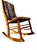 Early 20th Century Reupholstered Rocking Chair For Sale - Image 9 of 10